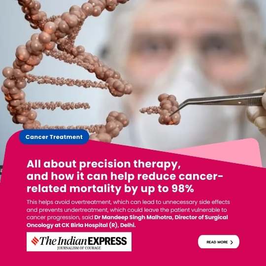 All about precision therapy, and how it can help reduce cancer-related mortality by up to 98%