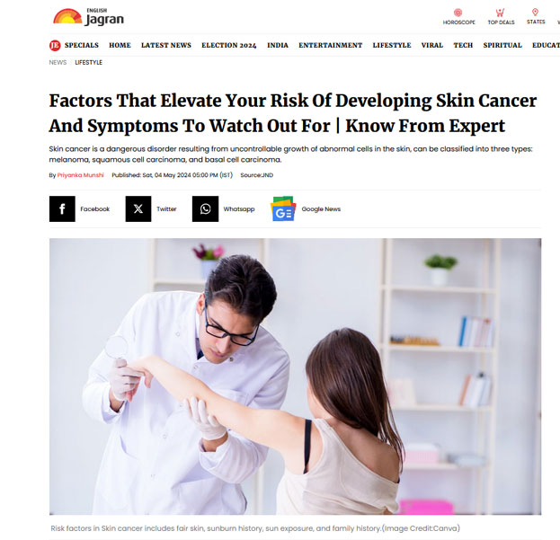 Factors That Elevate Your Risk Of Developing Skin Cancer And Symptoms To Watch Out For | Know From Expert